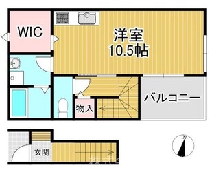 羽犬塚駅 徒歩19分 1階の物件間取画像